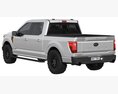 Ford F-150 Tremor 2024 3D模型 wire render
