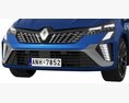 Renault Clio 2024 3D 모델  clay render