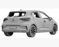 Renault Clio 2024 3D модель seats