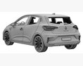 Renault Clio 2024 3D 모델 