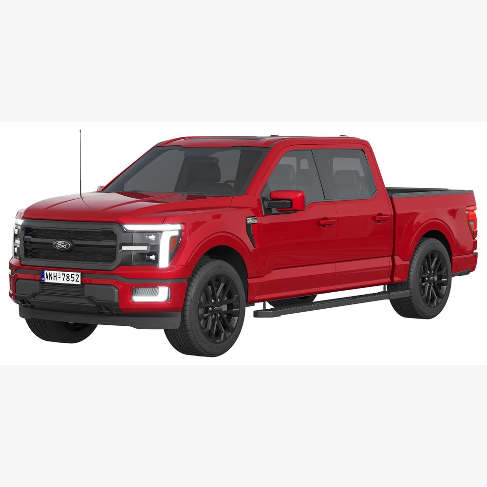Ford F-150 LARIAT 2024 3D 모델 