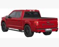 Ford F-150 LARIAT 2024 3Dモデル wire render