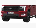 Ford F-150 LARIAT 2024 3Dモデル clay render