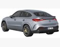 Mercedes-Benz GLC63 S AMG E Performance Coupe 2023 3D-Modell wire render
