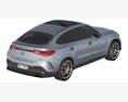 Mercedes-Benz GLC63 S AMG E Performance Coupe 2023 3d model top view
