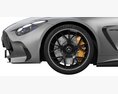 Mercedes-Benz AMG GT Coupe 2024 Modello 3D vista frontale