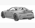 Mercedes-Benz AMG GT Coupe 2024 3D модель seats