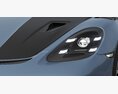Porsche 718 Spyder RS 2024 3D模型 侧视图