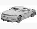 Porsche 718 Spyder RS 2024 3D модель seats