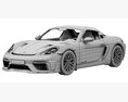 Porsche 718 Spyder RS 2024 3D 모델 