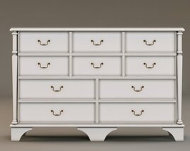 Laura Ashley Chest Of Drawers 3D model