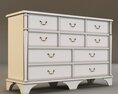Laura Ashley Chest Of Drawers 3d model