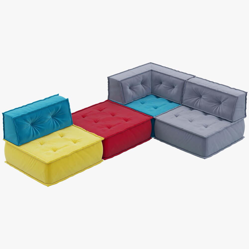 Interia Siesta Sofa Modèle 3d