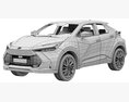 Toyota C-HR 2024 3Dモデル seats