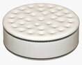 George Smith Round Buttoned Pouffe 3Dモデル
