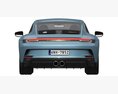 Porsche 911 S-T Modello 3D dashboard