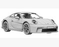 Porsche 911 S-T Modello 3D