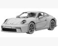 Porsche 911 S-T 3D 모델 