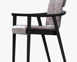 Potocco Dea Poltrona Chair 3Dモデル
