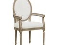 Loft Concept French Chairs Provence Strip ArmChair 3Dモデル