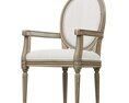 Loft Concept French Chairs Provence Strip ArmChair Modèle 3d