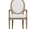 Loft Concept French Chairs Provence Strip ArmChair Modelo 3d