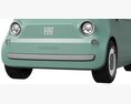 Fiat Topolino 3d model clay render
