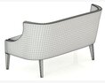 Koket Chignon Sofa 3D-Modell