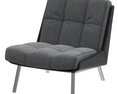 Minotti Daiki Soft Chair Modello 3D