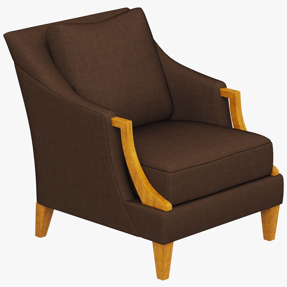 Holly Hunt Encore Club Chair 3Dモデル
