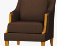 Holly Hunt Encore Club Chair Modello 3D