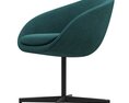 Minotti Russell Dining Chair 3D модель