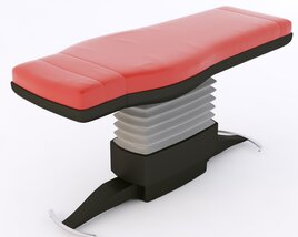 Portable Massage Table Red Modello 3D