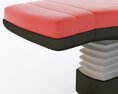Portable Massage Table Red 3d model