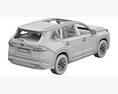 Toyota Grand Highlander 3D模型 seats