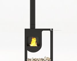 Harrie Leenders Spot Fireplace Modelo 3D