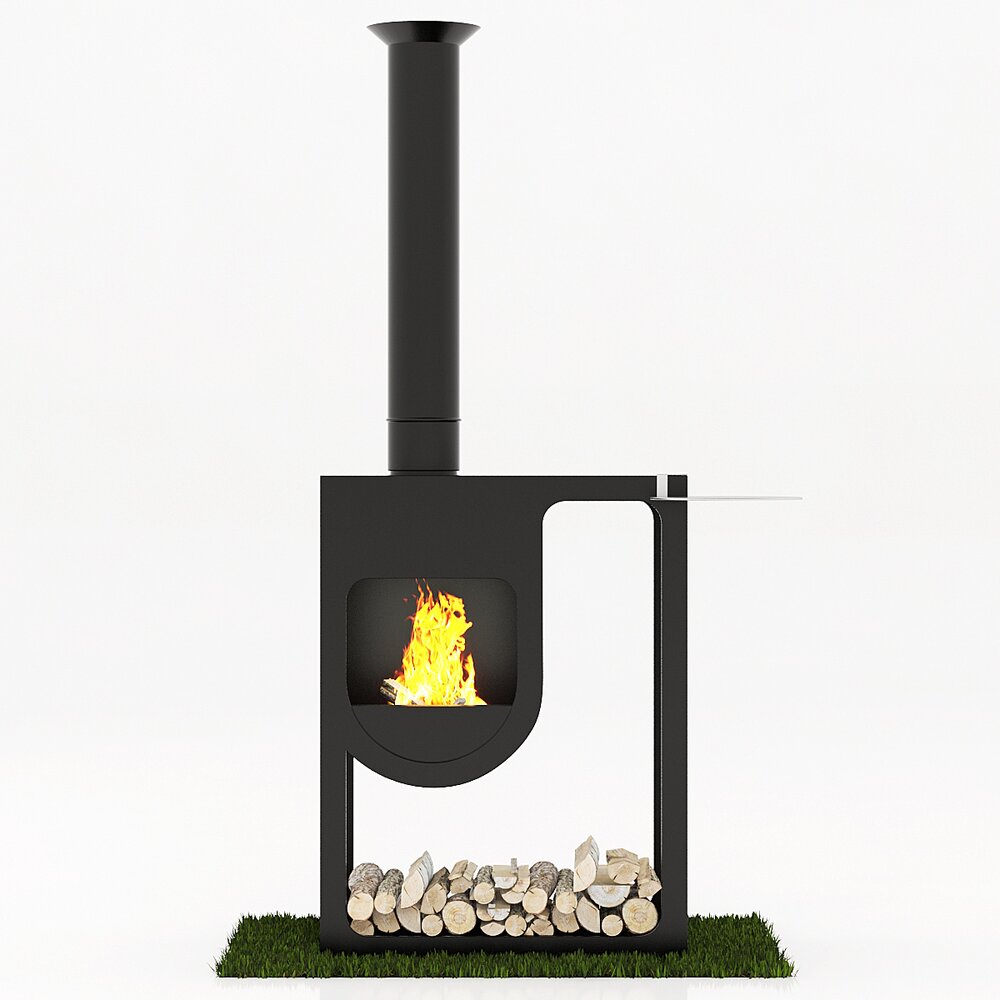 Harrie Leenders Spot Fireplace Modello 3D