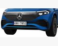 Mercedes-Benz EQA 2024 Modello 3D clay render