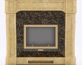 Marble Fireplace 7 3d model