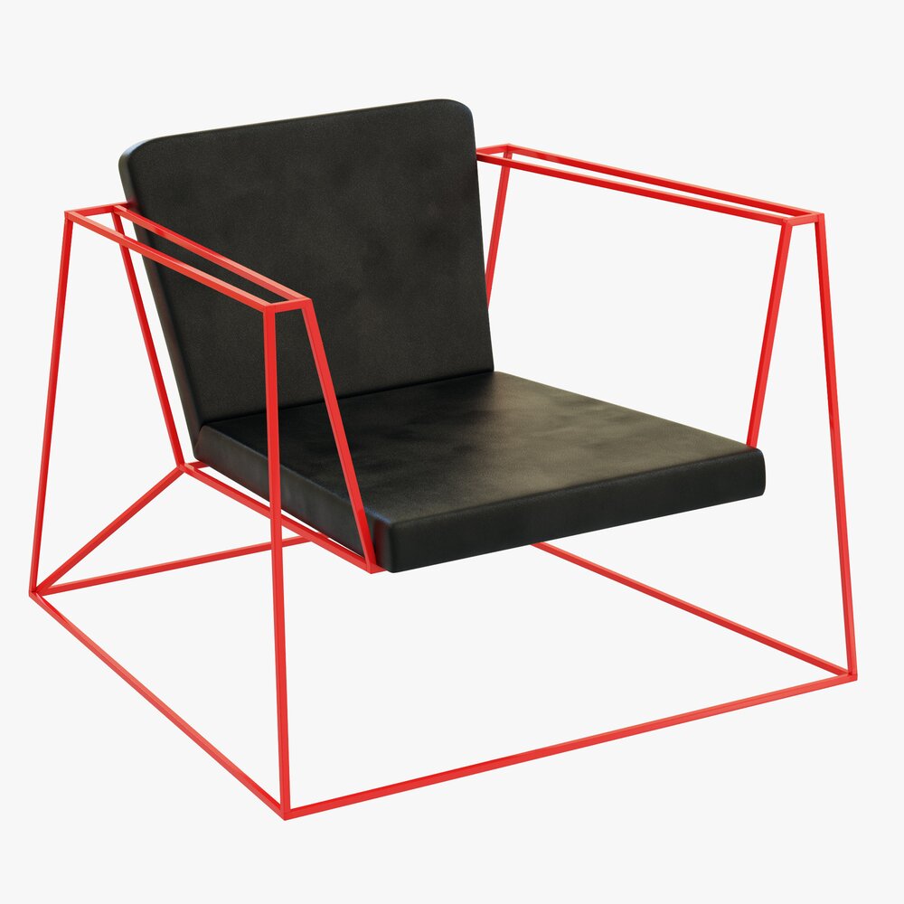 Home Ideas Supply Heavy Metall Armchair 3D 모델 