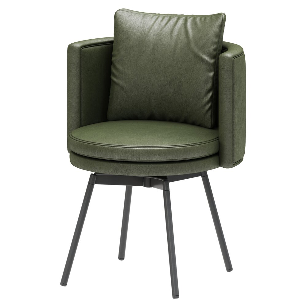Minotti Torii Dining Chair Modèle 3D