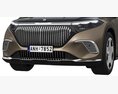 Mercedes-Benz EQS SUV Maybach 3D模型 clay render
