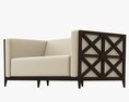 JANUS Azimuth Cross Club Two Seater Sofa 3D 모델 