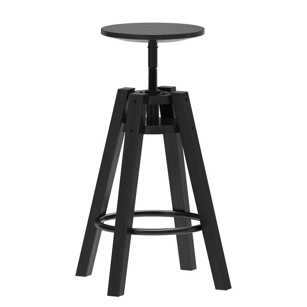 Ikea DALFRED bar stool Modello 3D