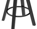Ikea DALFRED bar stool 3D 모델 