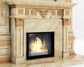Marble Fireplace 11 Modelo 3D