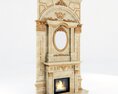 Marble Fireplace 11 Modelo 3D
