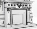 Marble Fireplace 11 3Dモデル