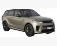 Land Rover Range Rover Sport SV 2024 3Dモデル 後ろ姿