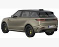 Land Rover Range Rover Sport SV 2024 3D模型 wire render